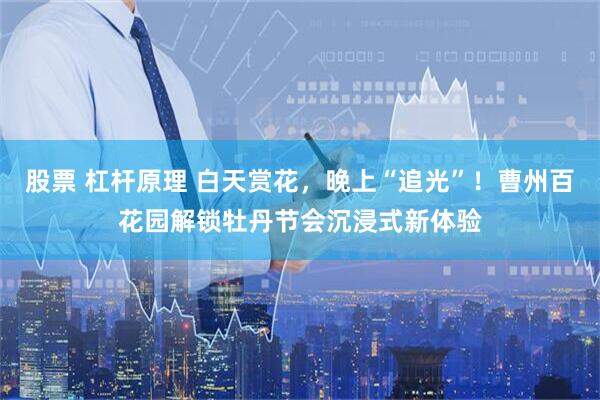 股票 杠杆原理 白天赏花，晚上“追光”！曹州百花园解锁牡丹节会沉浸式新体验